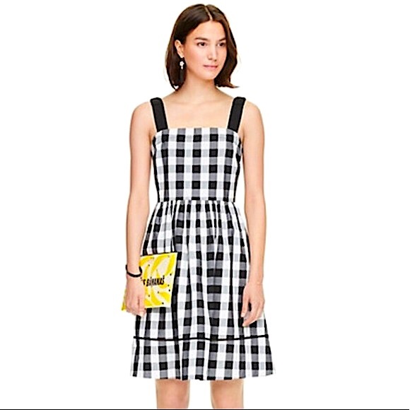 Kate Spade Broome Street Gingham Dress - Picture 1 of 9